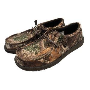 New Hey Dude Wally Realtree Edge Camouflage Shoes